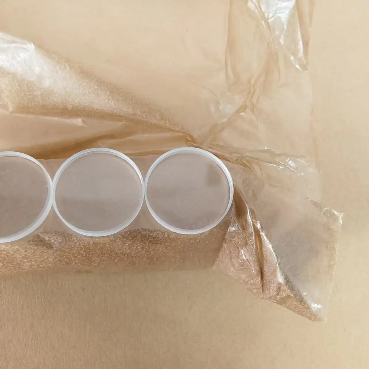 100 peças tamanho total diâmetro 12mm redondo 2mm de espessura transparente polonês óptico fundido vidro de quartzo de sílica jgs2