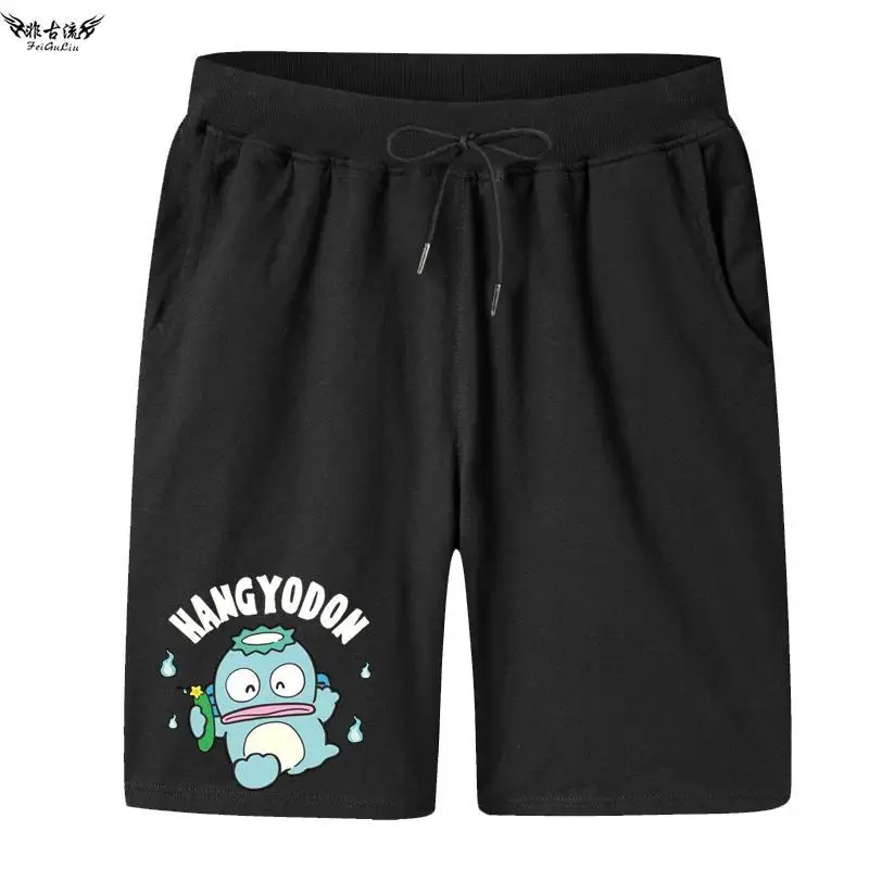 Sanrio, Half Mermaid, Ugly Fish Hanton Joint Cos Shorts Boy Girl Versatile Five-point Pants, Children's Clothes, Beach Pants