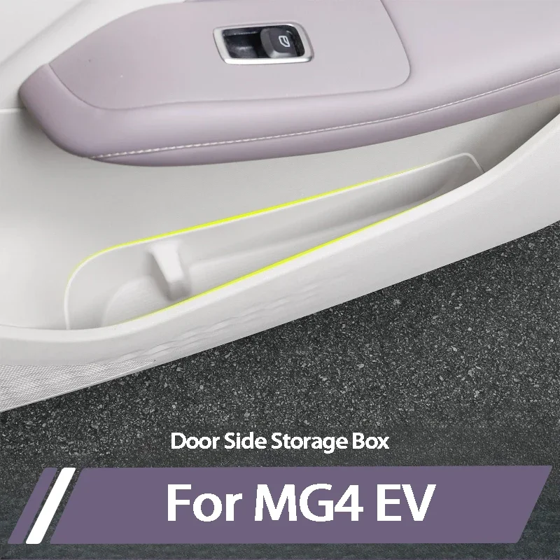 For MG4 EV 2025 2026 Car Door Storage Box Side Door Organizer Container Interior Stowing Accessories