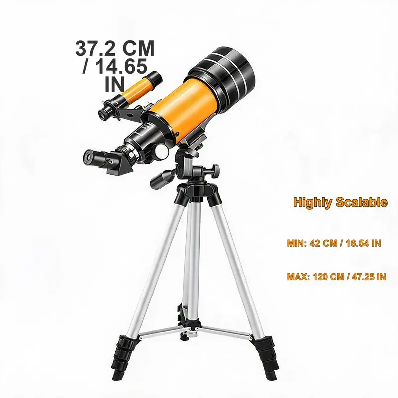 HD Monocular Zoom Night  150X Refraction Deep Space Moon Observation Astronomical Telescope Professional