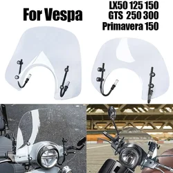 Motorcycle Windshield WindScreen Deflector for Piaggio Vespa LX50 LX125 LX150 GT200 GTS250 GTS300 Primavera 2017-2023