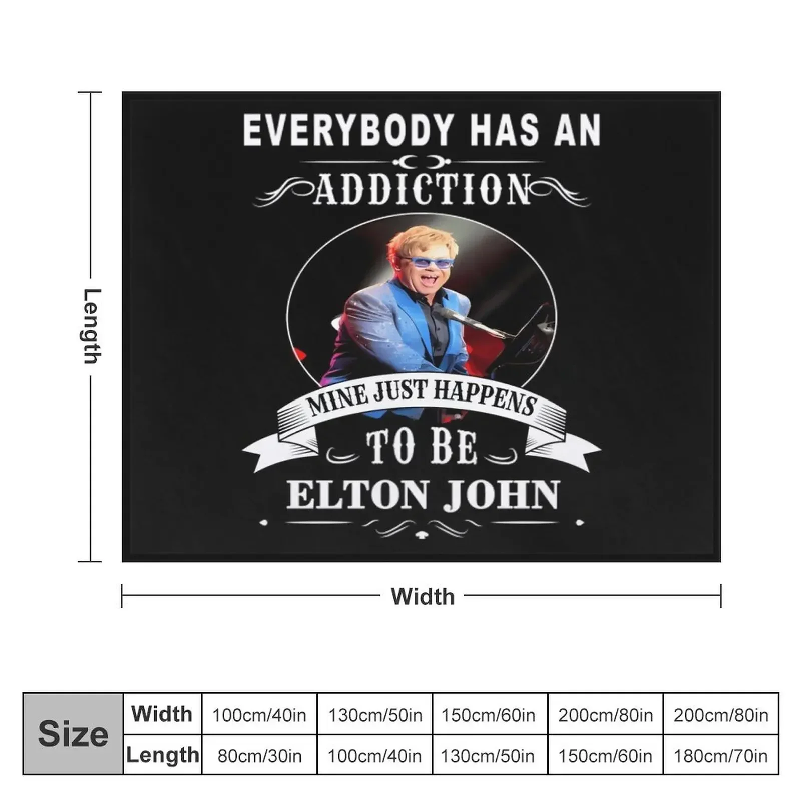 Vintage Sir Elton Country Music - Retro Elton Rocket Man Throw Blanket Baby Polar For Baby Blankets