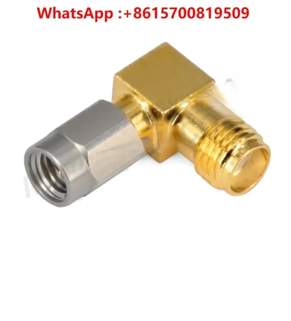 (Female) -SSMA (Male) Adapter, 90 Degree Right Angle Bend, DC-18GHz SMA/SSMA-KWJ