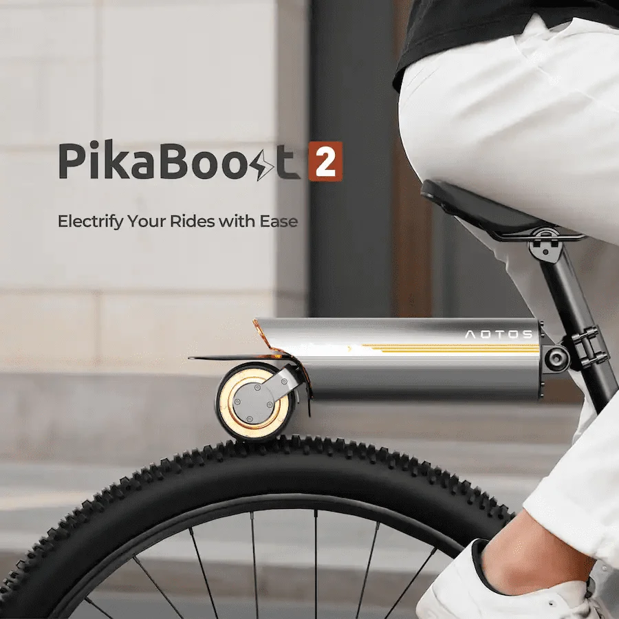 

PikaBoost2 E-Bike Assist Kit, Pure Assist Mode, Quick DIY Electric Bike Conversion for Mountain & Road Bikes