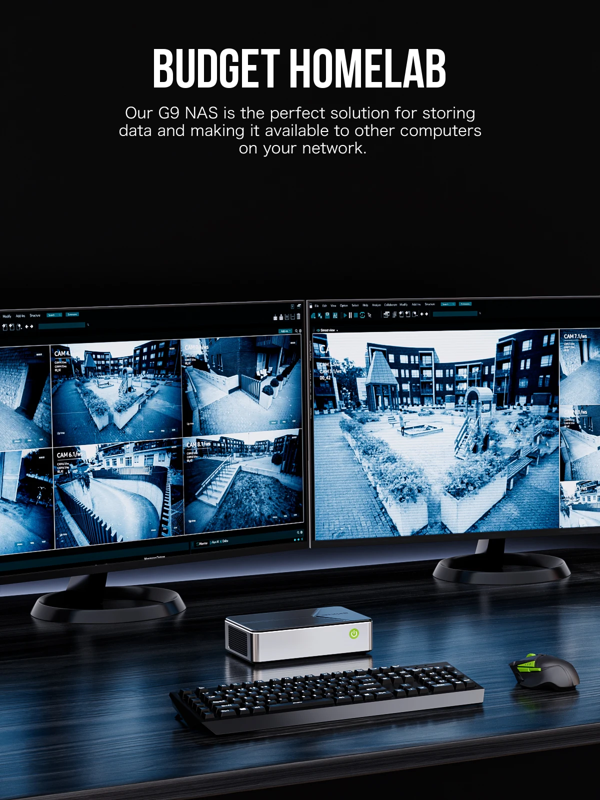 GMKtec Nucbox G9 미니 NAS 신형 몰드 인텔 N150 미니 PC 윈도우 11 프로 LPDDR5 M.2 2280 SSD WIFI6 BT5.2 듀얼 트리플 스크린