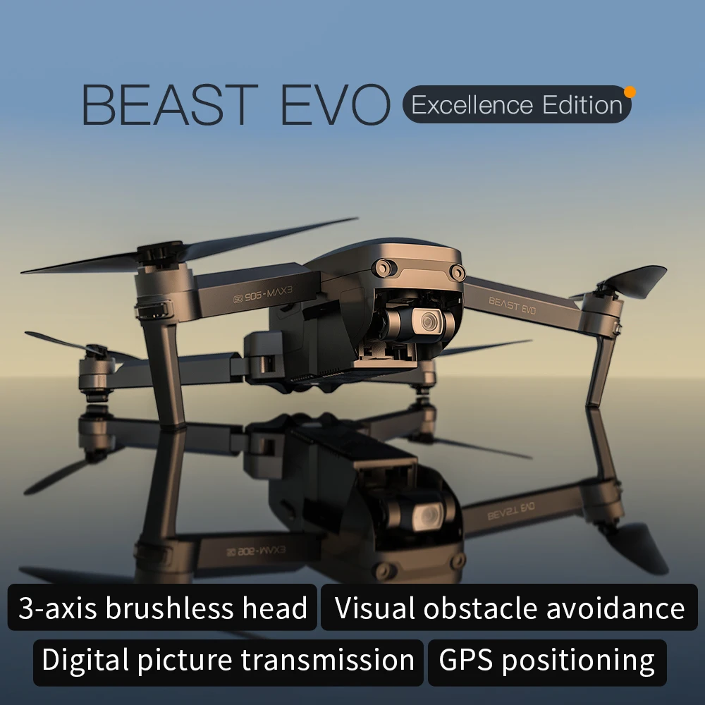 SG906 Max3  Big Battery 3 Axis Gimbal 4KM EIS Long Range Obstacle Avoidance  BEAST 3E Smart SG906Max3