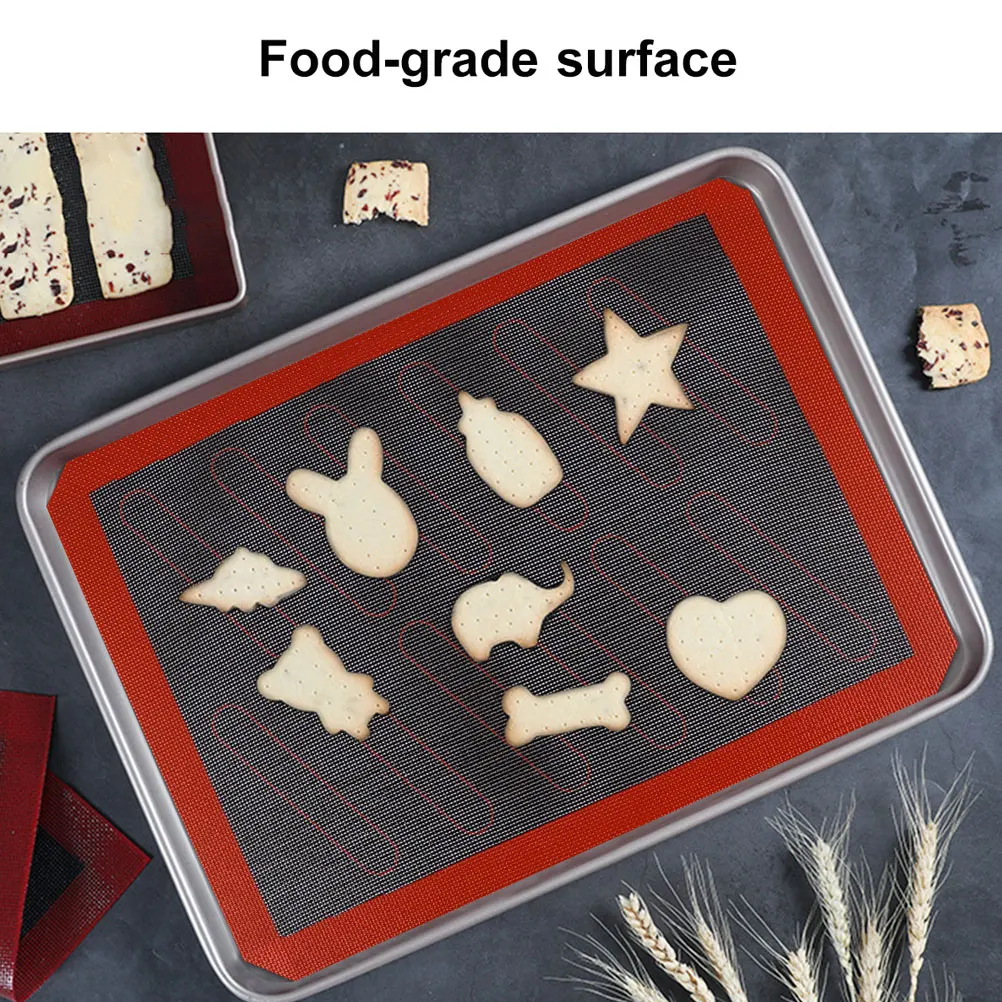 

Baking Mat Glass Fiber Non-Stick Pad Oven Bakeware Liner High Temperature Resistance
