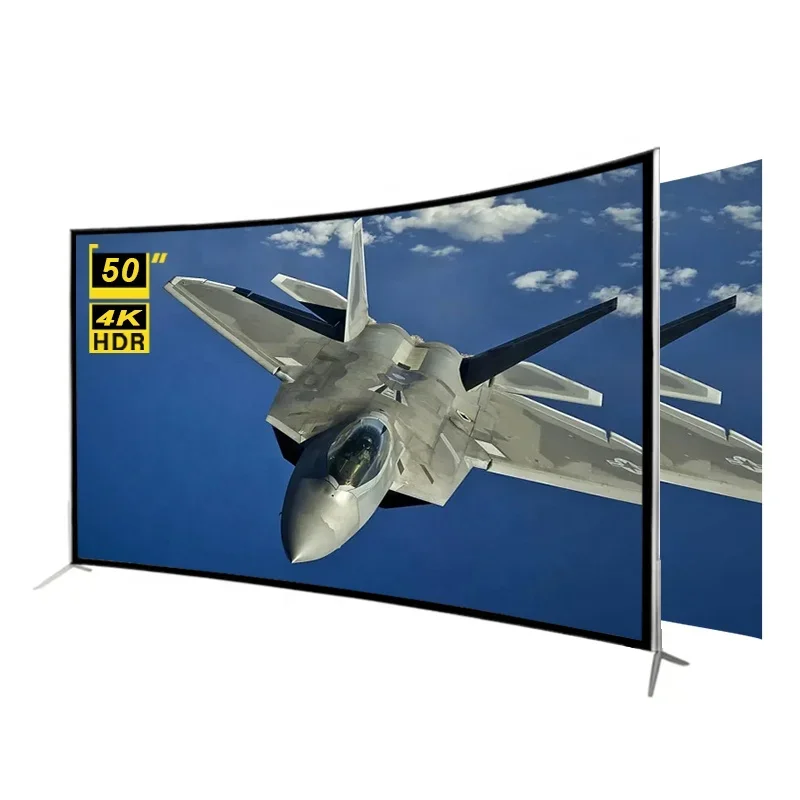 

STLF Advanced Advanced Customization STLF ZJW Best Price 4K HD Curved Screen 50 Inch Smart Television Android Smart TV for Sale