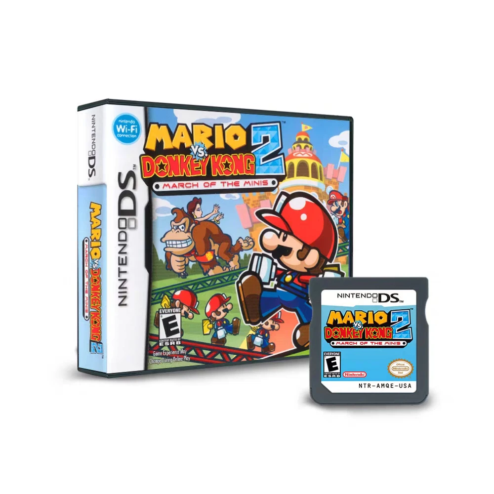 بطاقة ألعاب NDS الجديدة ماريو ضد. Donkey Kong 2Mario & Luigi Bowsers Inside Story إصدار الولايات المتحدة الأمريكية (إصدار بطاقة R4) لـ NDSL 2DS 3DS