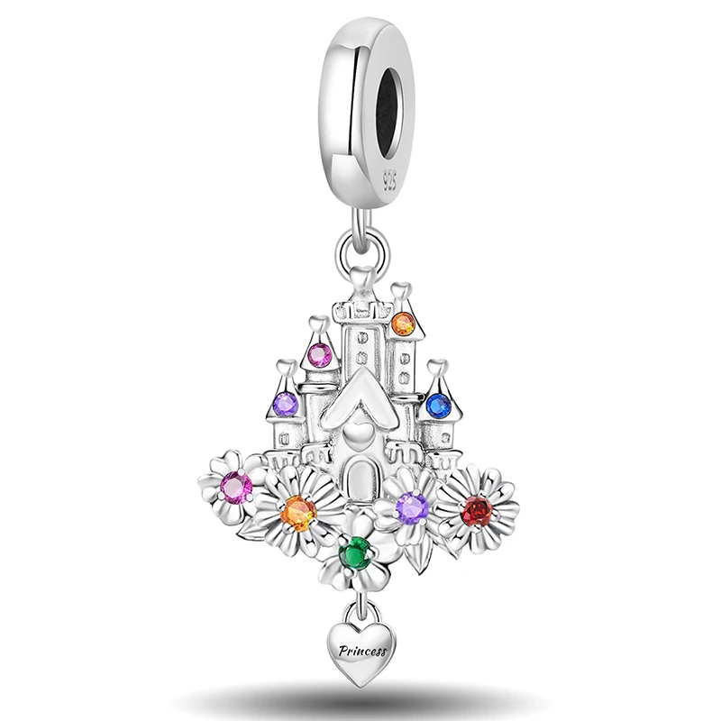 925 Sterling Silver Toothbrush Slippers  Dreamcatcher Charms Beads Fit Original  Bracelet Bangle DIY Jewelry For Womens
