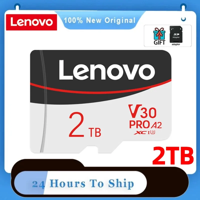 Originale Lenovo cartao De memoriia 2TB velocità fino a 100 mb/s schede di memoria ad alta velocità impermeabile A2 Memory Flash Card con adattatore