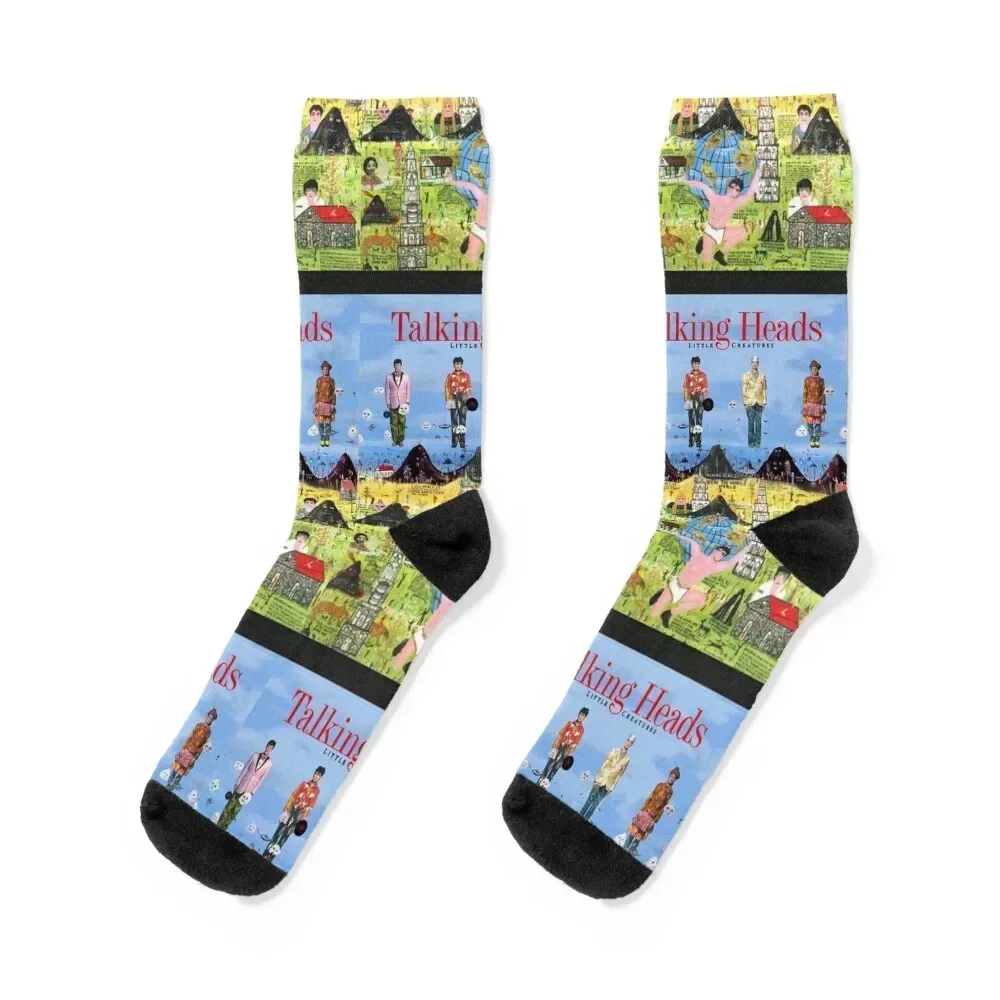 

Tshirt Talking Heads Little Creatures 1985 Socks christmas gifts Stockings hockey Socks Women Men's