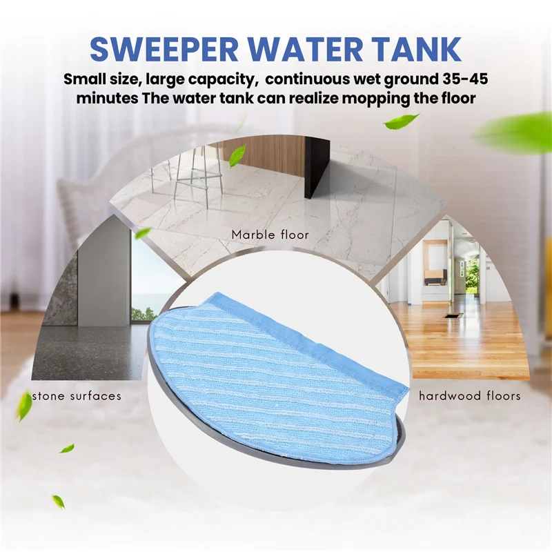 A006-4Pcs استبدال خزان المياه لملحقات المكنسة الكهربائية Ecovacs Deebot Ozmo 950