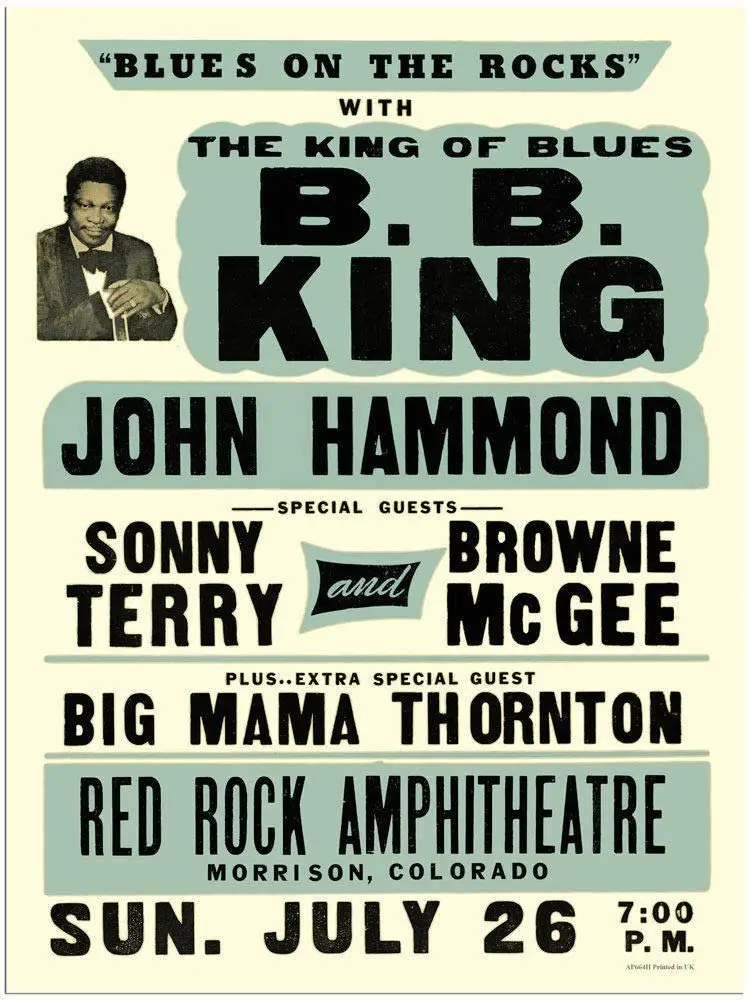 B.B King John Hammond Blues ON The Rocks Metal Wall Art 12x8 Tin Signs Warning Animal Funny Restaurant Bar Band Newly Married Bi