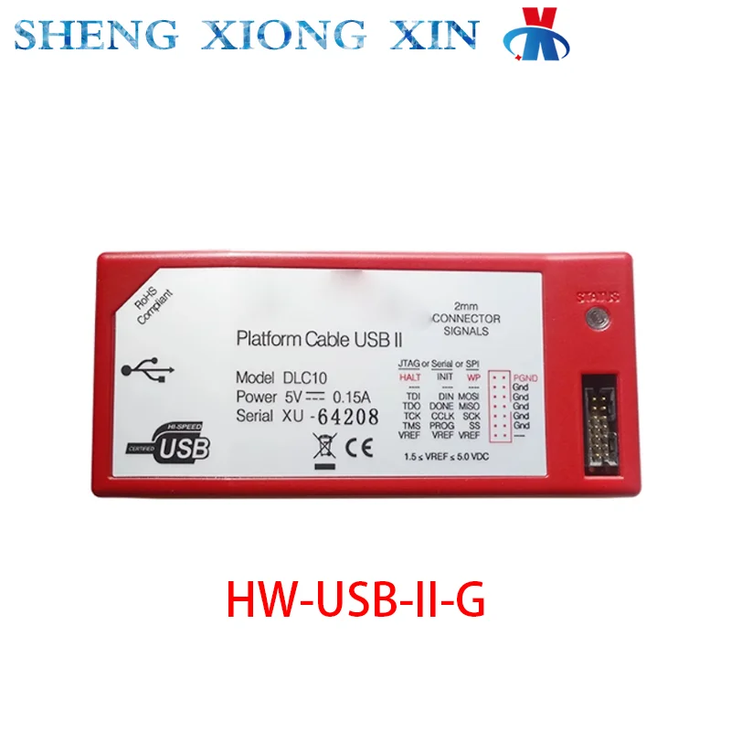 

1pcs New original HW-USB-II-G downloader DLC10 Platform cable JTAG line