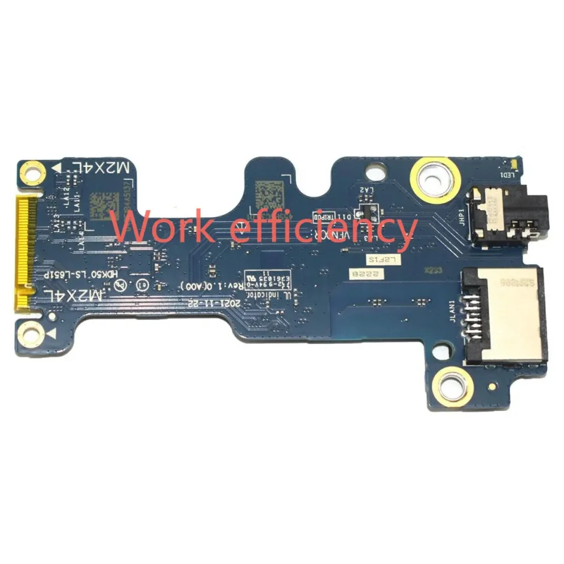 

WYORESY New For Dell G16 7620 G15 5520 5521 Lan Board HDK50 LS-L651P 59G8M 059G8M