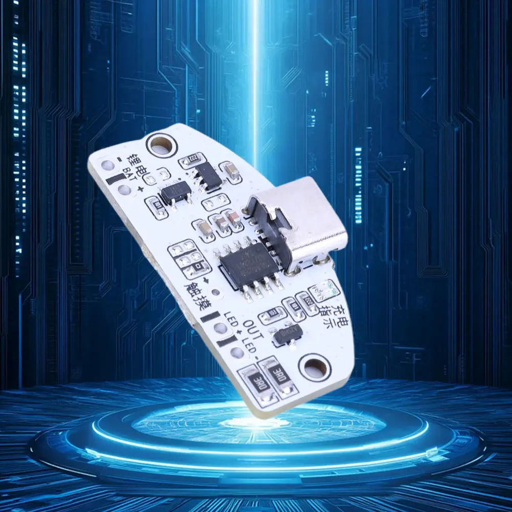 Rechargeable Touch Sensitive LED Table Lamp Circuit Board with Dimming Control for Custom Lighting Projects