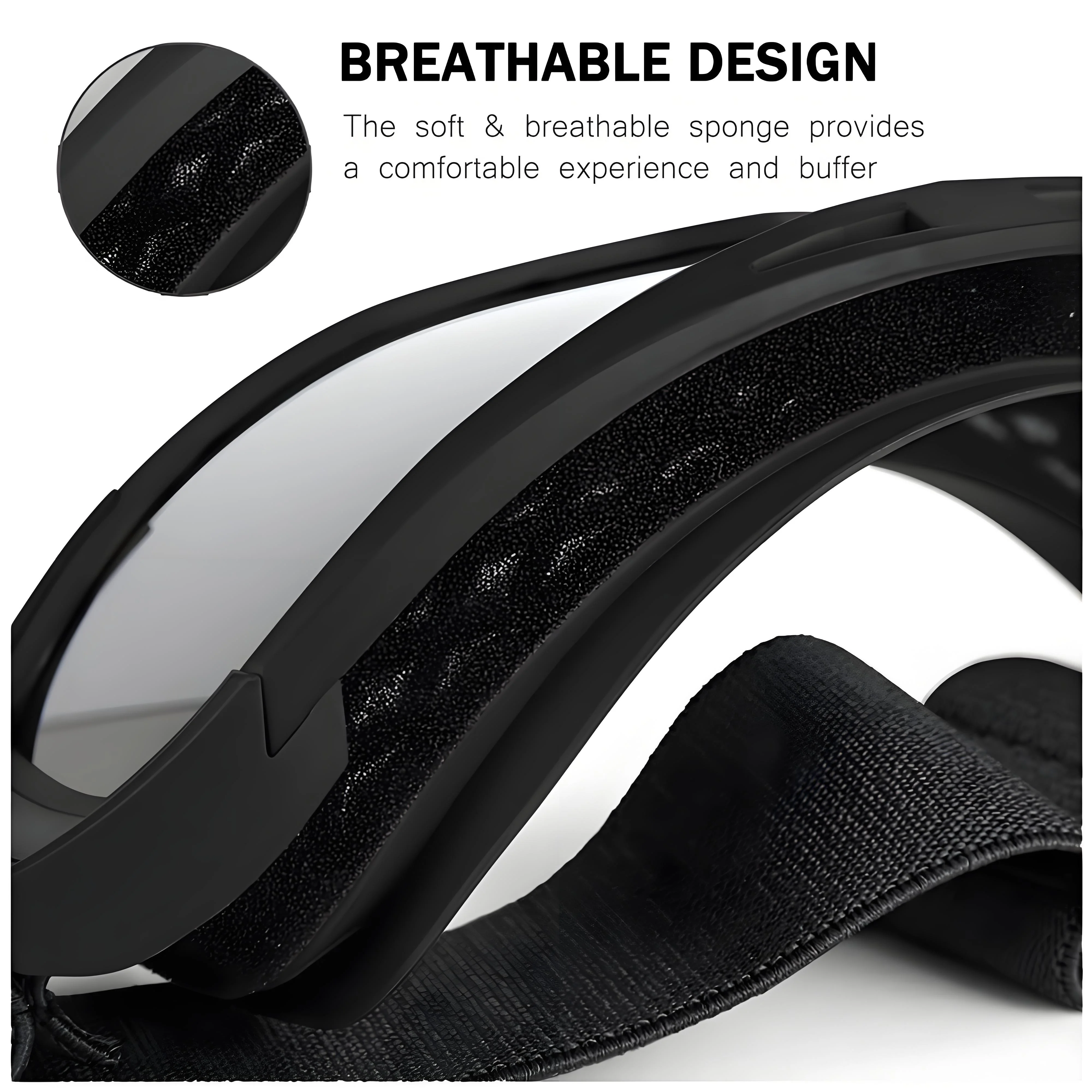 Tactical Goggles - Anti-Fog & Windproof Protection ✔Dual-Lens System (Moto/Airsoft Adventure Eyewear)