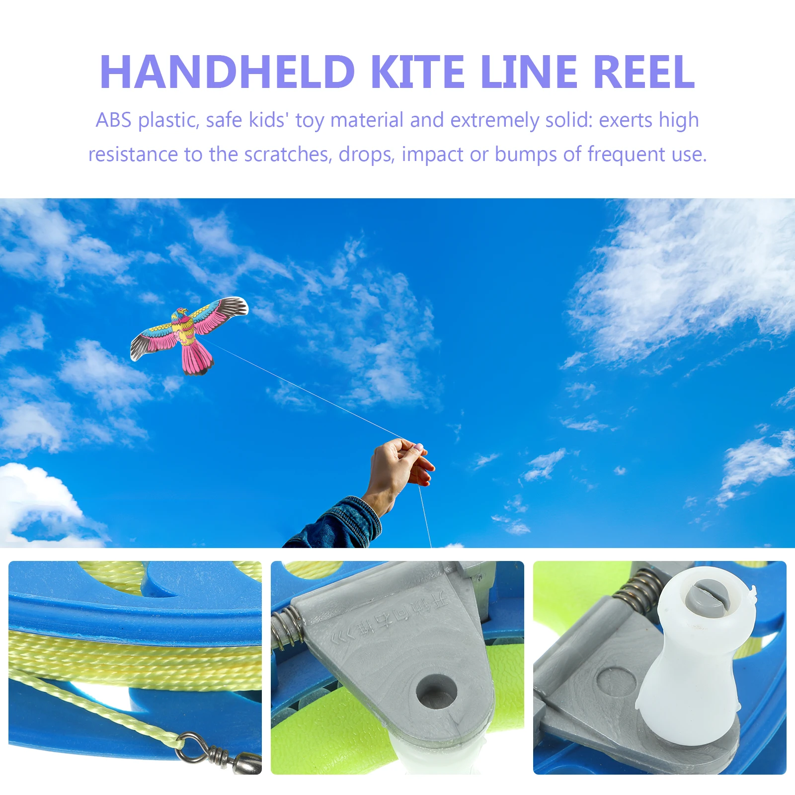 Kite Line Handwiel ABS Plastic Haspelopwinder Gladde spoelen Grote lijnbescherming Comfortabele grip Ergonomisch ontwerp Geschikt