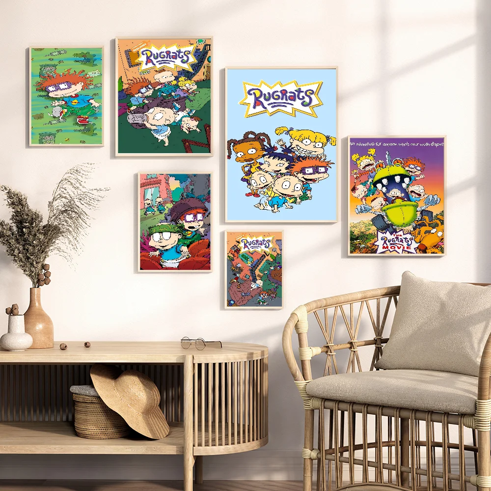 Cartoon R-Rugrats Classic Vintage Posters HD Quality Wall Art Retro Posters For Home Room Wall Decor