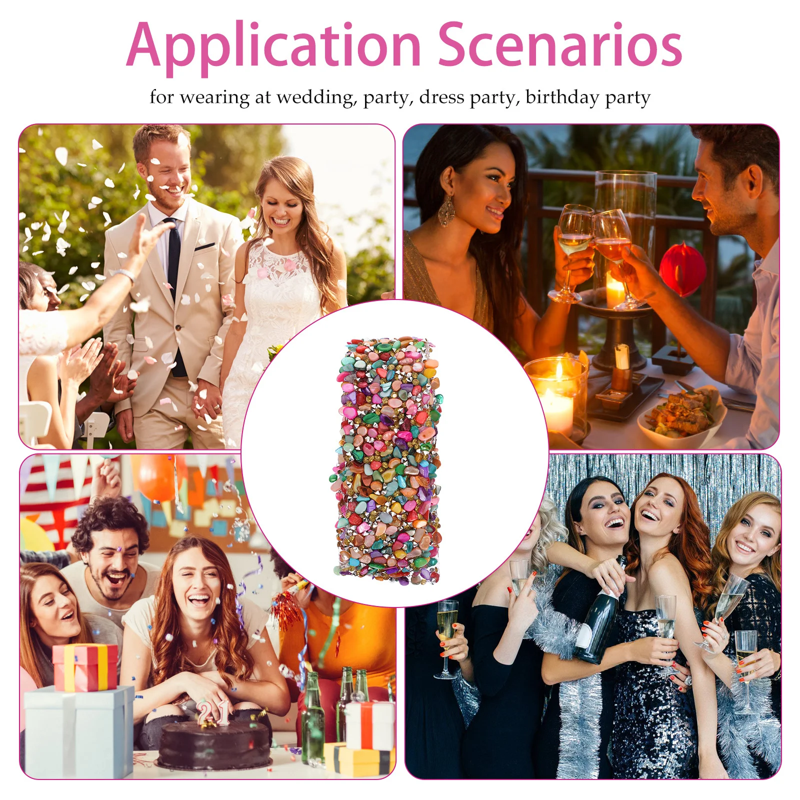 

1 Meter Colorful Stones Hot Fix Glue Strip 3.5Cm Width Iron On Rhinestone Appliques For Dress Sash Belt Diy Embellishment Lace