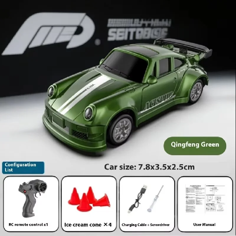 

Мини-911 2,4 г Радиоуправляемый автомобиль с дистанционным управлением Hellcat Drift Car 1:64 Ae86 Настольный карманный автомобиль Детские игрушки M4 Гоночный подарок на праздник