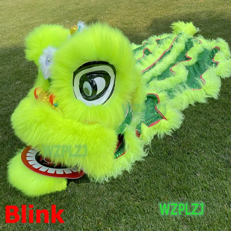 Sale 12 inch Lion Dance Costume With Pants 3-5 Age Children Kid Party Performance Sport Outdoor Parade Event Stage Mascot China