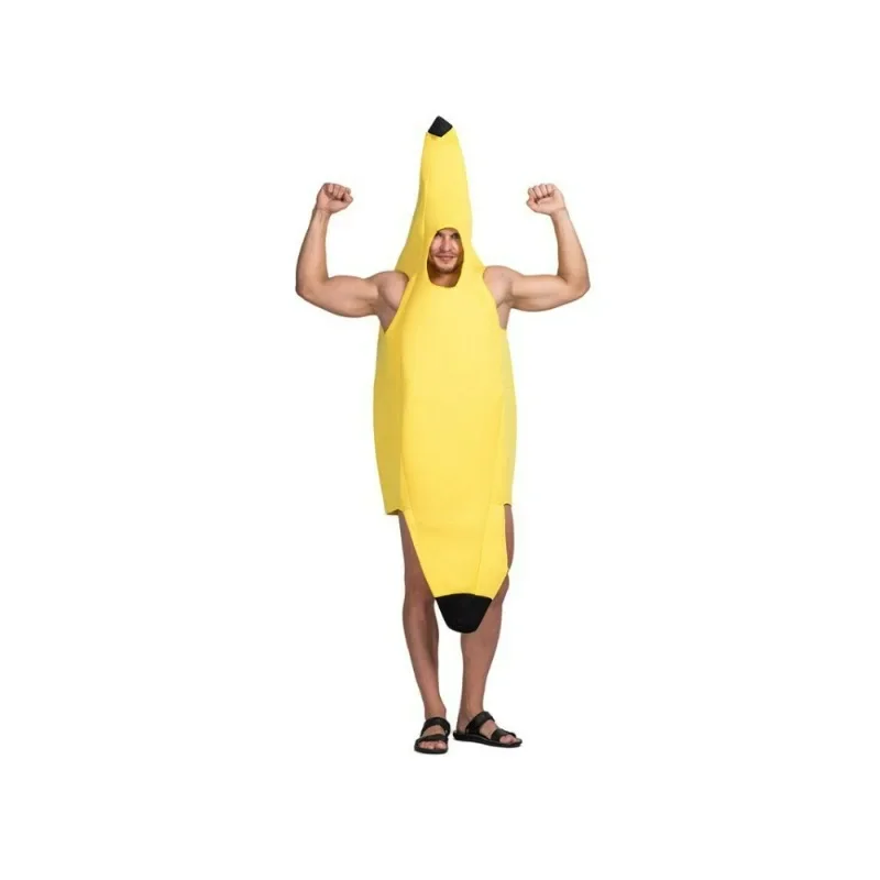 Carnival Clothes Men Cosplay Adult Fancy Dress Funny Sexy Banana Costume Novelty Halloween Christmas Carnival Party Decorations