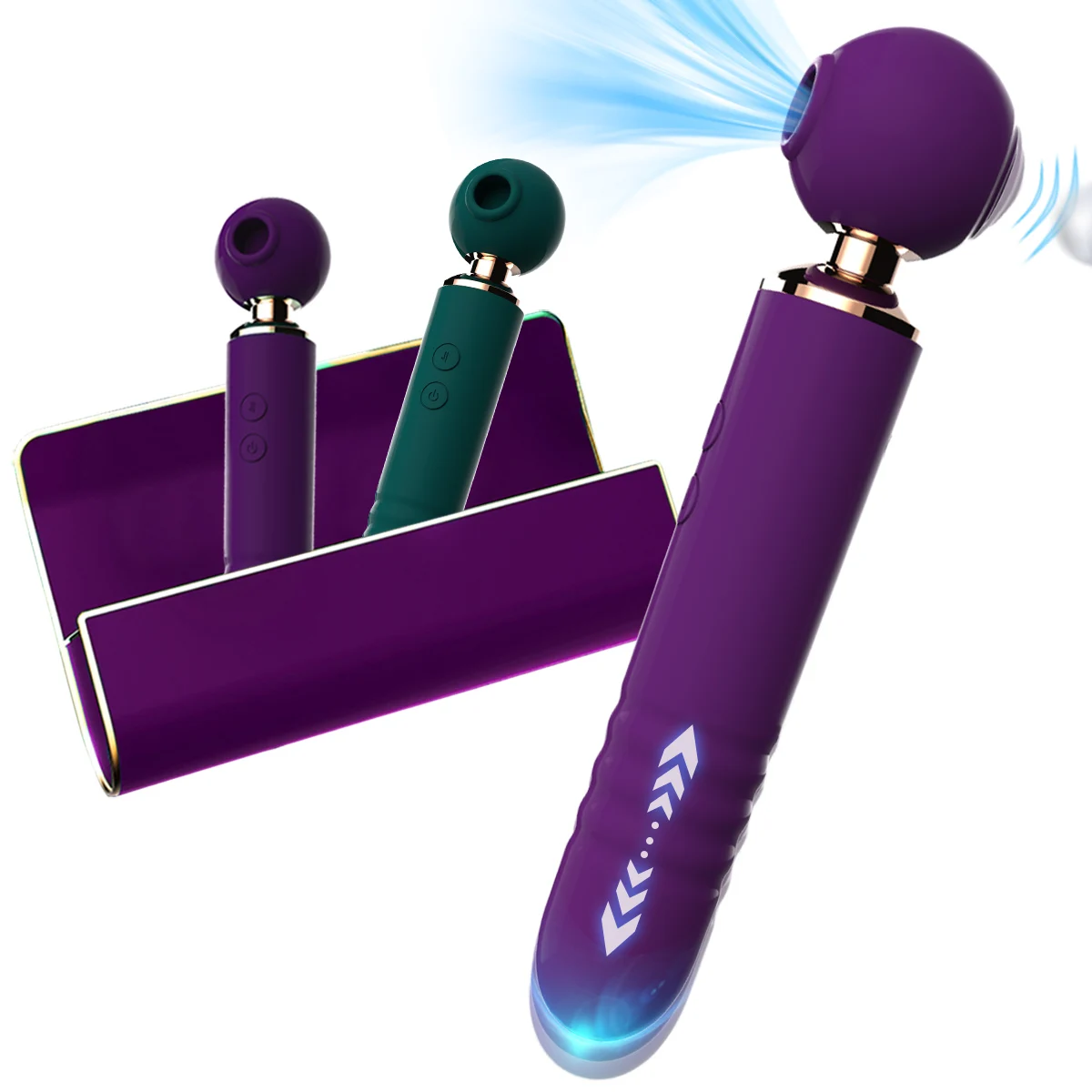 Powerful Av Magic Wand Vibrators For Women 3in1 Sex Toys Telescopic Dildo G  Spot Stimulator Tapping Clitoris Sucker And Massager - AliExpress 66