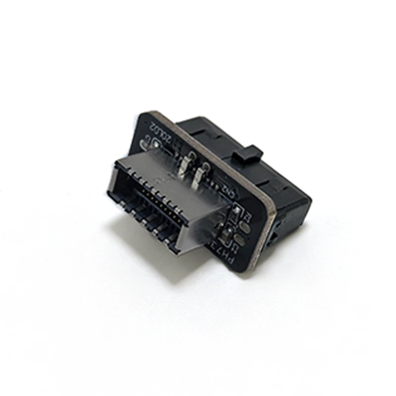USB 3.0 20Pin/19P Internal Header to Type E Adapter Connector USB 3.1 20 Pin Converter for Type C Front Panel Motherboard