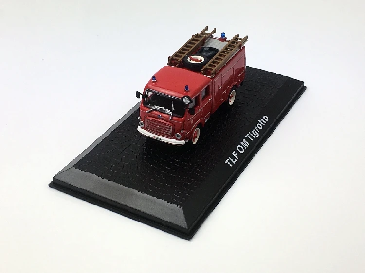 A tlas 1:72 TLF OM Tigrotto Fire engine boutique alloy car toys para niños, modelo de juguetes para niños, caja Original