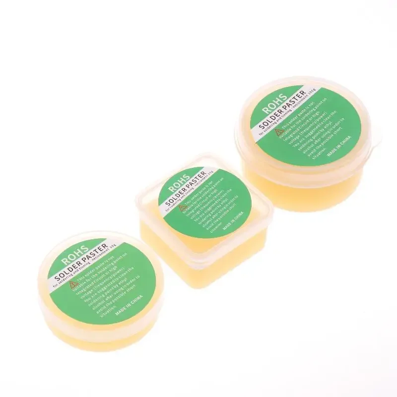 PFULTR 30/50/100G Pasta Solder Profesional untuk Pengelasan, Temperatur Sedang 183 Derajat, Tanpa Perlu Pembersihan, Berbahan Rosin