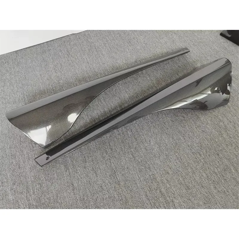 Venda quente saias laterais estilo dmc de fibra de carbono verdadeira para o MP4-12C 650s 650 kit corpo amortecedor dianteiro borda difusor traseiro