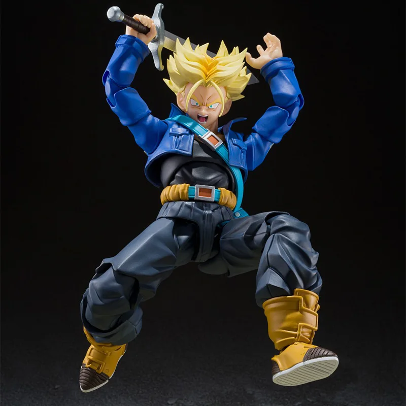 Bandai Super Saiyan Trunks The Boy From The Future Dragon Ball Z shf Anime Action Figure Toy Ornament Collectible