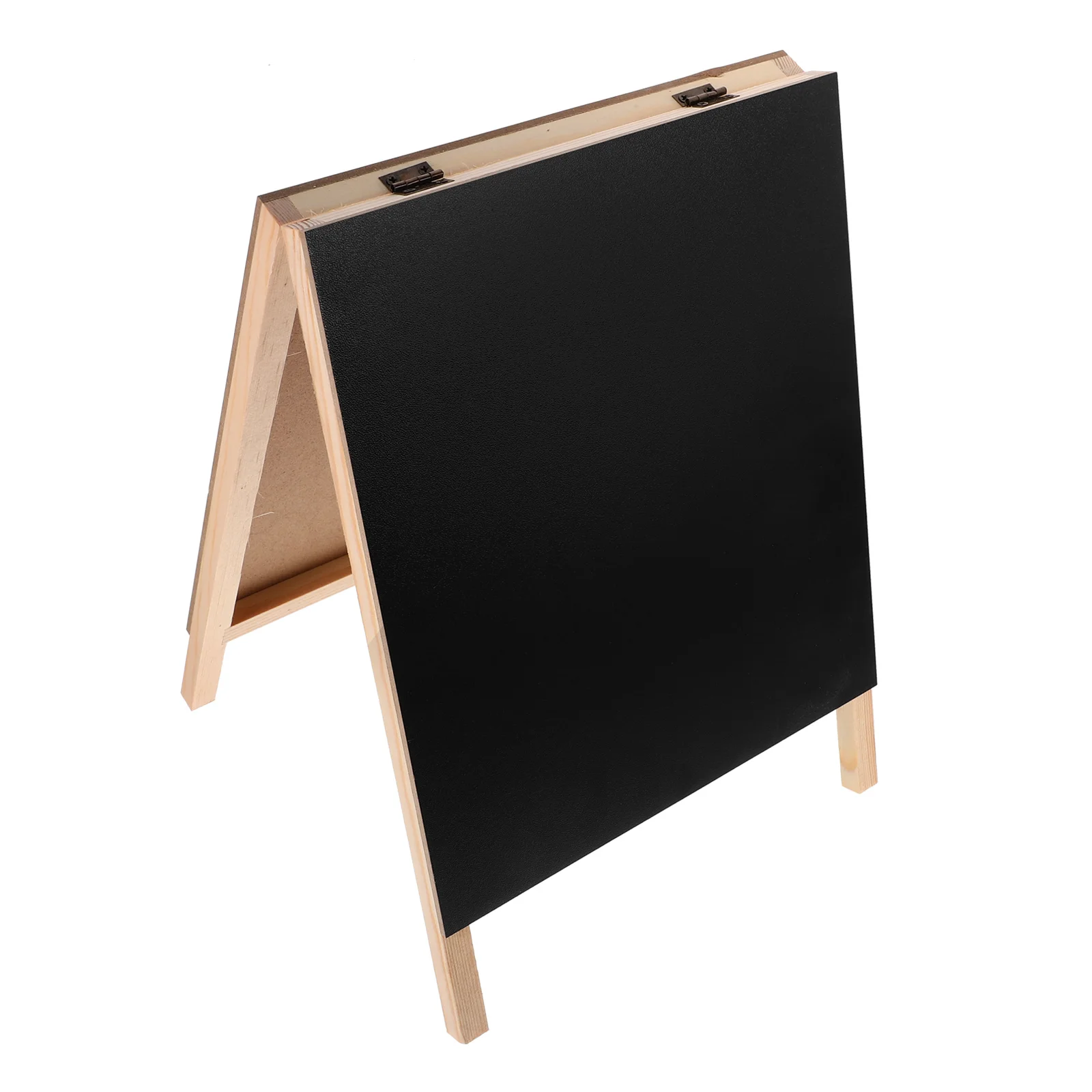 

Wooden Chalkboard Double Sided Foldable Message Board Small Blackboard For Desk Shop Display Standing Writing Board