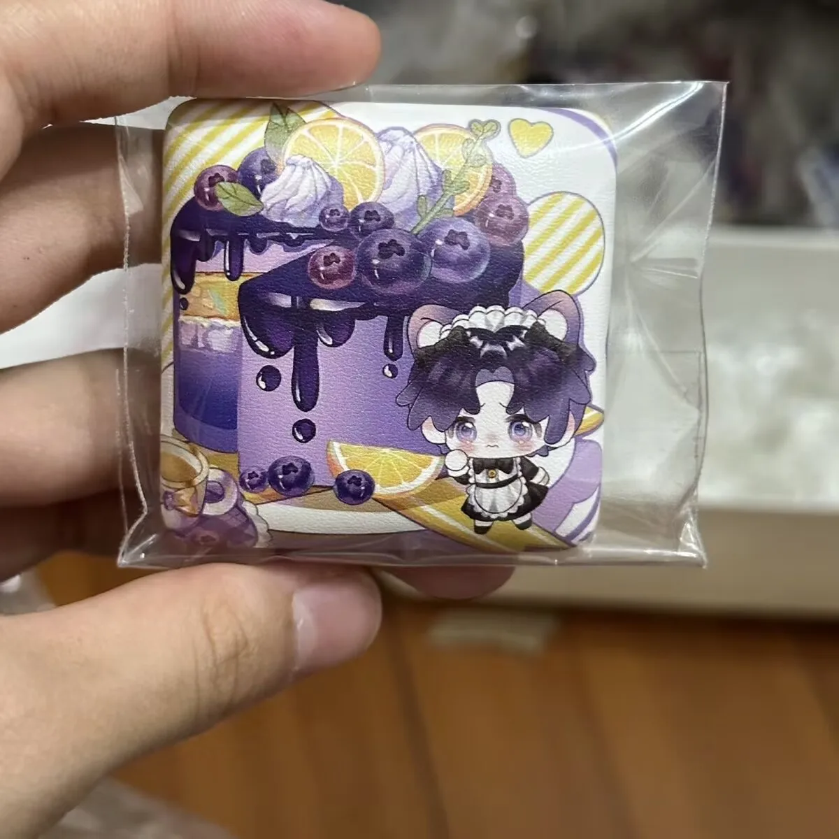 Оригинальный веерочный товары «Любовь и глубокий космос», авторизованный художник из искусственной кожи Fangfangba Ji, брошь со значком 50 × 50 мм, Стилус, Рафейль, Калеб