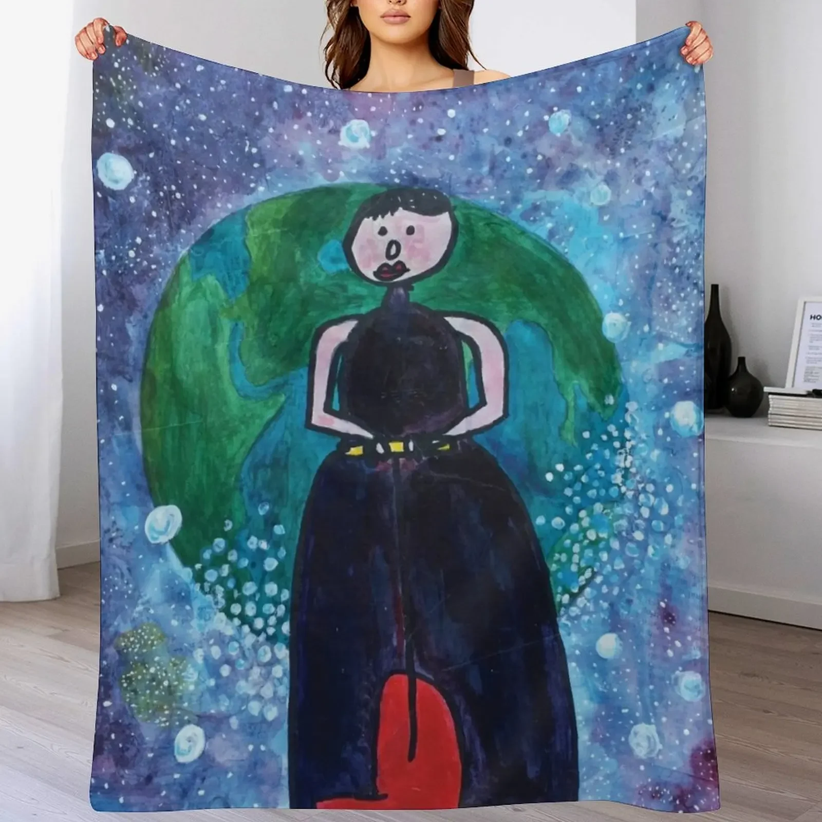 

Очищение Земли, Лоренс Дж. Мягкий однотонный плед для дивана и кровати