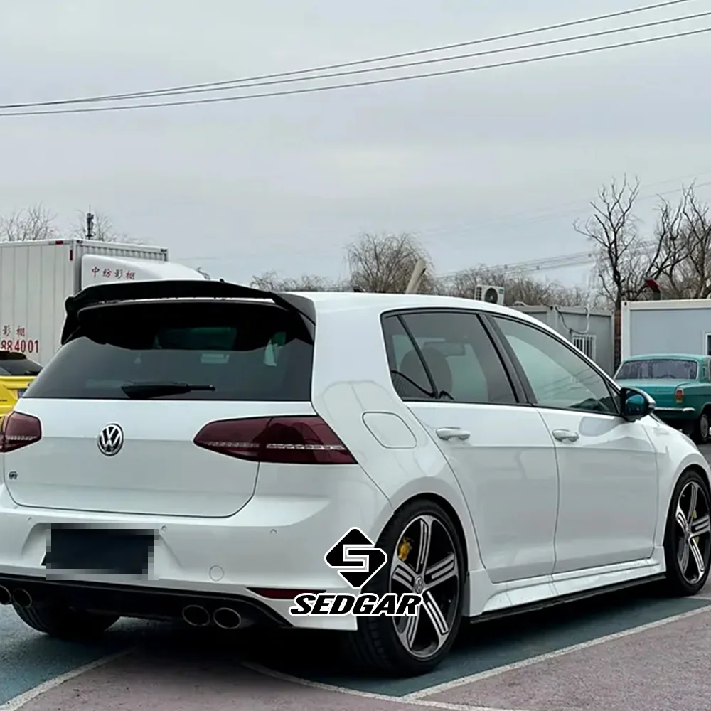 For Volkswagen Golf 7 7.5 GTI R-line MK7 MK7.5 2014--2019 ASPEC Style High Quality ABS Plastic Spoiler Trunk Boot Wing Spoiler