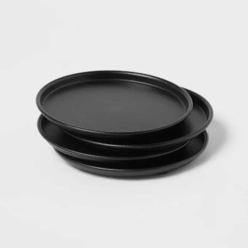 

Set of 4 Metal Coasters with Holders - Black Iron Beverage Coasters, Traditional Fall Decor, Set of 5
