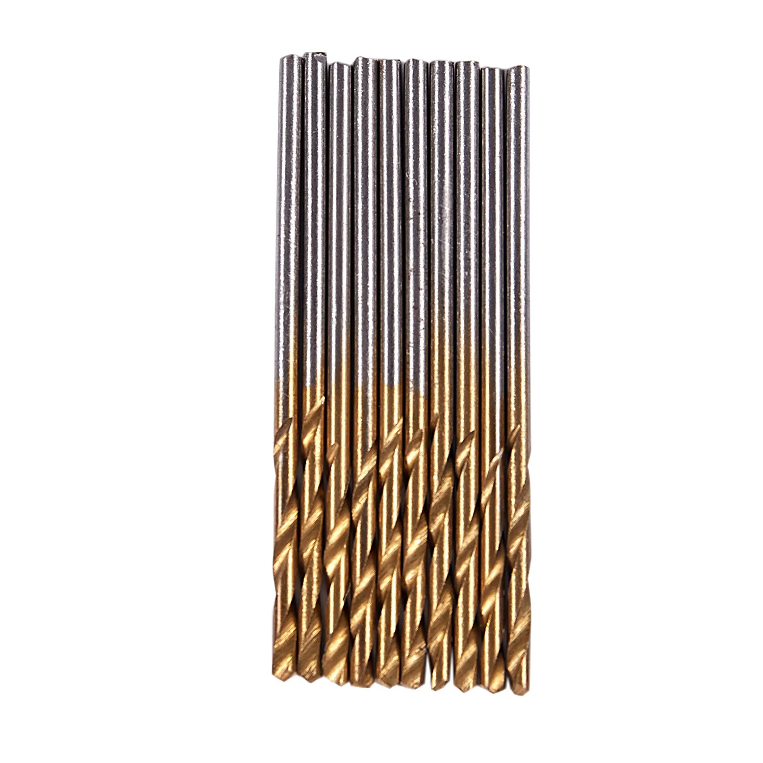 Juego de Brocas HSS recubiertas de titanio, 50 piezas, 1/1, 5/2, 0/2, 5/3mm