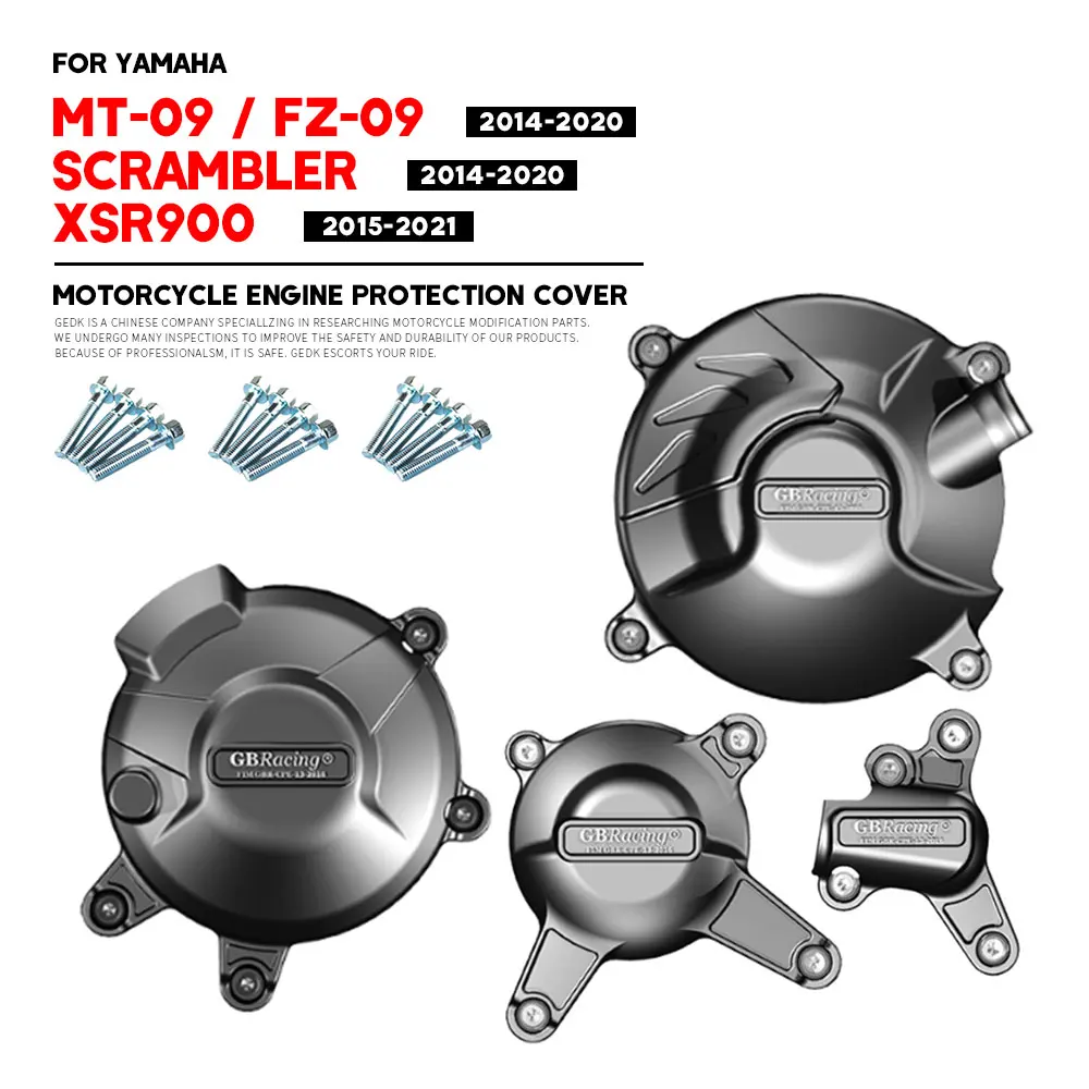 MT09 TRACER FZ09 XSR900 SCRAMBLER GB Racing Engine Protect Cover For YAMAHA 2014-2020 Motorcycle Protection Cover Accessories