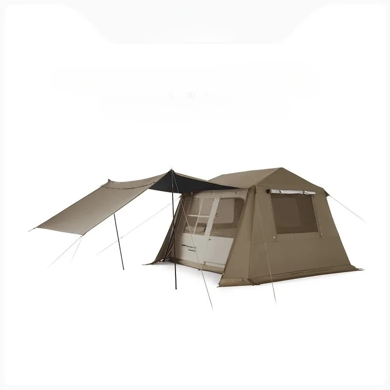 

Titanium Black Rubber Quick Opening Tent Outdoor Camping Canopy Cabin Tent