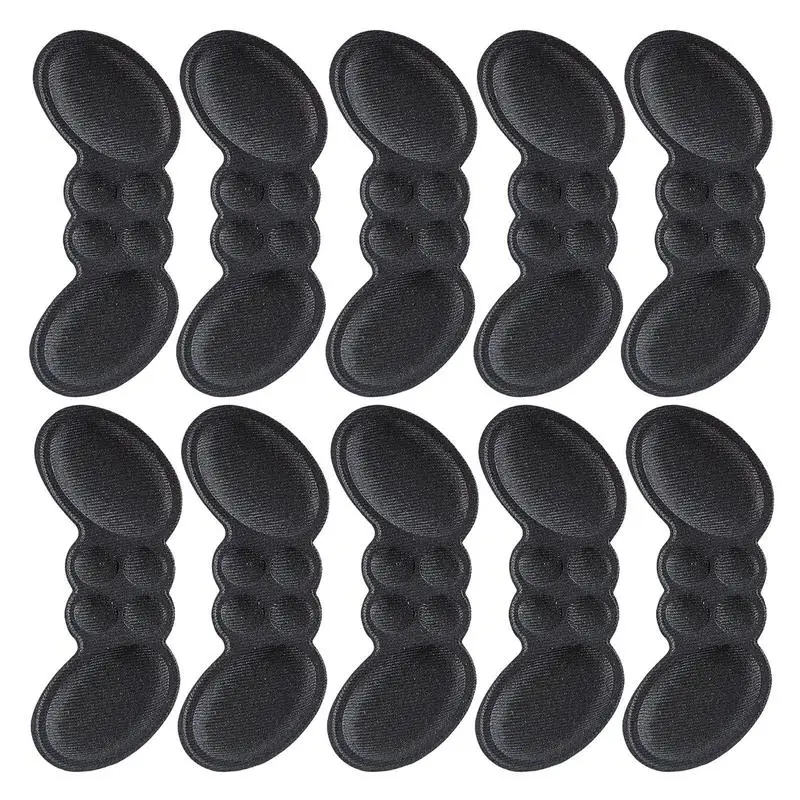 Shoe Filler For Too Big Shoes Women 5 Pairs Anti-slip Shoe Pads For Women Shoes High Heel Comfort Pads Ankle Protector Shoes