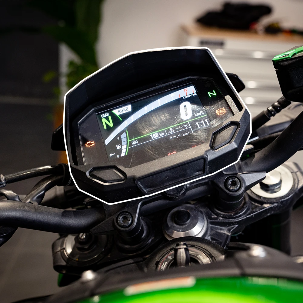 Für kawasaki z900 z650 z 2020 ninja 2024/Motorrad Sonnenblende Meter Abdeckung Schutz Displays chutz folie