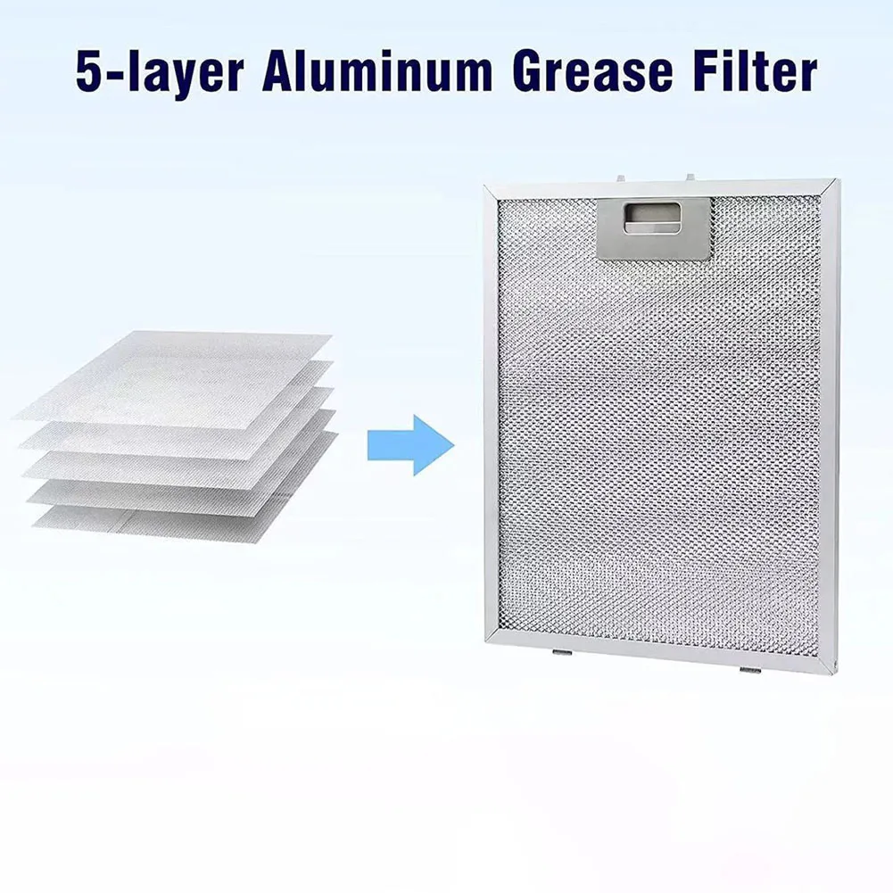 Afzuigkap Aluminium Filter 340X280mm Geschikt Voor FHEE229SC9S FHEE26A9S OR908CXA Uitlaat Zuig Mesh Vet Filter