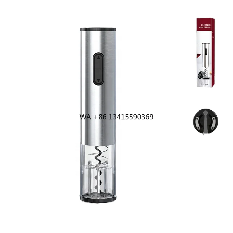 

2025 New Design Battery Operated ABS Material Electric Automatic Wine Bottle Opener Corkscrews & Openers