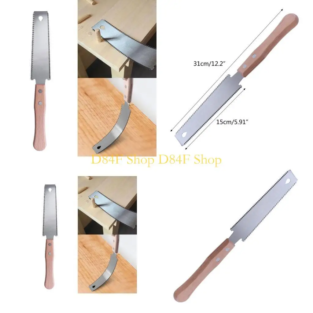 

D84F Steel Double Edged Japanese Pull Flexible 6'' Cutting