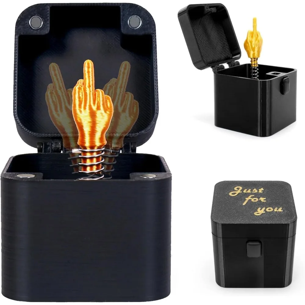 Middle Finger Surprise Gift Box, Funny Middle Finger Box