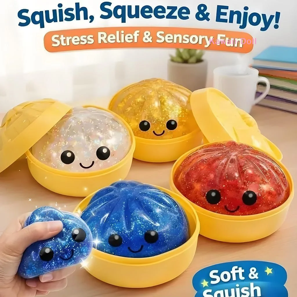 

[DO]Soft Steamed Buns Pinch Simulation Steamed Bread Desktop Decompression Ornaments Office Relaxation Pressure Relief Pinch[DO]