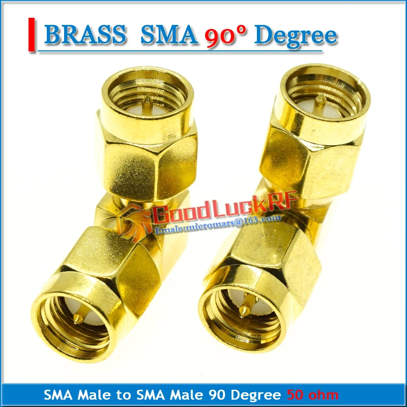 SMA macho a SMA macho 90 grados SMA macho a RPSMA macho ángulo recto RPSMA macho a RPSMA macho tipo L Striaght 50ohm conector RF